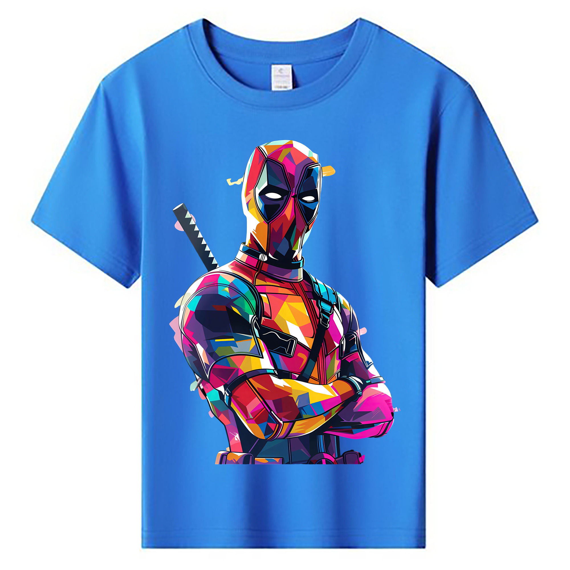 Deadpool デッドプール 綿100％キッズTシャツ（フロントプリント）